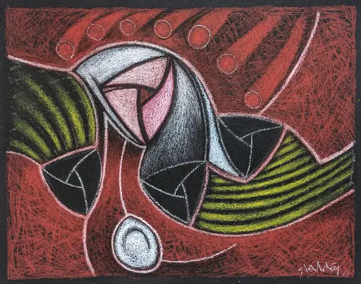 In Quarantine 25 - 14" by 11"