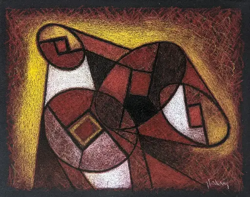 In Quarantine 32 - 14" by 11"