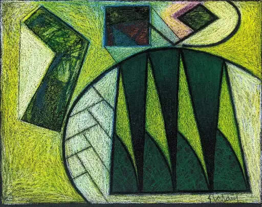 In Quarantine 33 - 14" by 11"