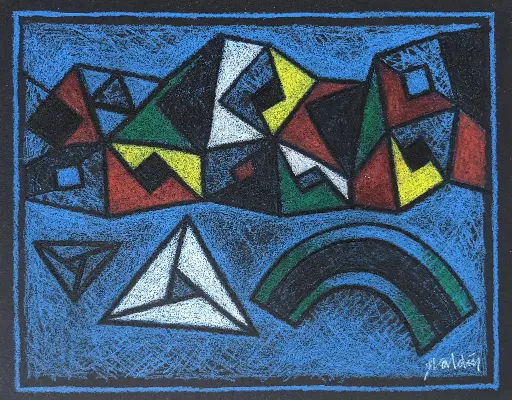 In Quarantine 37 - 14" by 11"