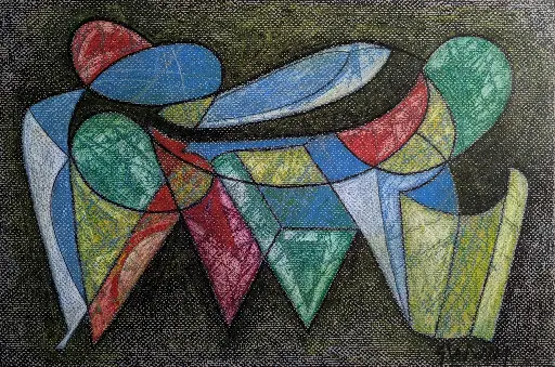 In Quarantine 49 -  18" by 12"