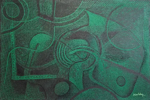 In Quarantine 50 -  18" by 12"