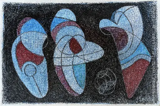 In Quarantine 51 -  18" by 12"