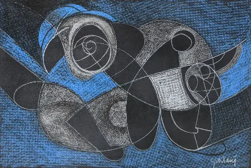 In Quarantine 52 -  18" by 12"