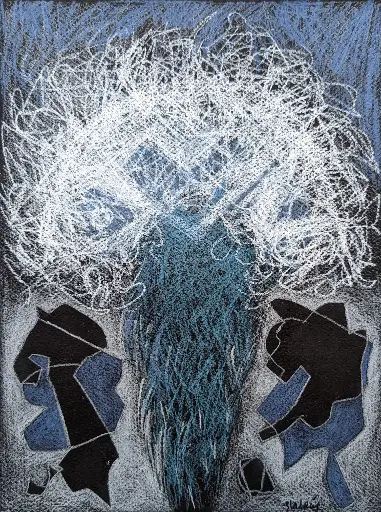 In Quarantine 54 - 12" by 9"