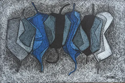 In Quarantine 8 -  18" by 12