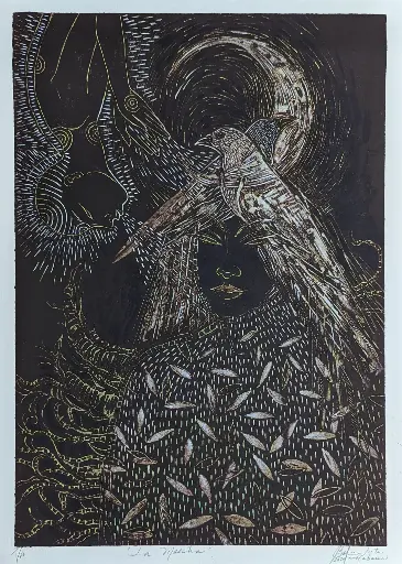La Maestra - 29.5" by 22"