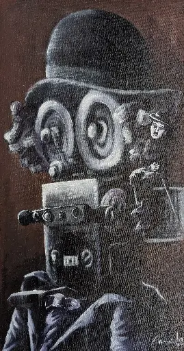 Pensando en La Ciudad De Las Luces - 16" by 8.5"