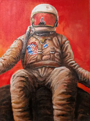 Capitan del Espacio #2 - 31.5" by 23.5"