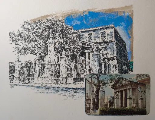 Untitled (El Templete) - 15" by 11" 