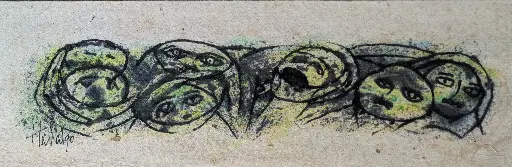 Retrato de familia - 9" by 3"
