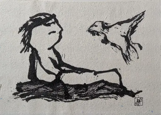 Feliz llegada - 8.5" by 6"
