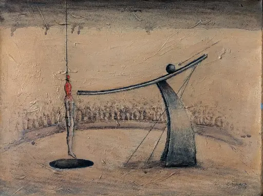 Jugando en Serio N°1 - 15.5" by 12"*