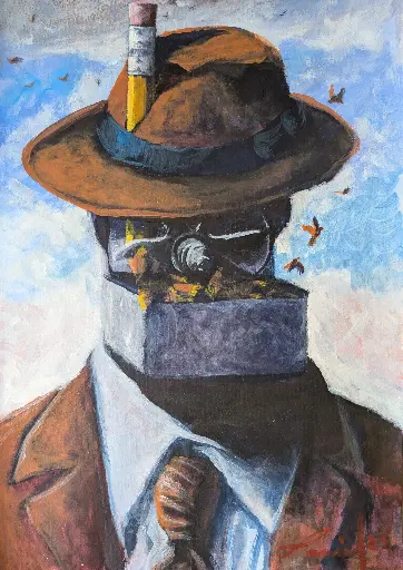 Perdiendo la Paciencia - 16.5" by 11.5"