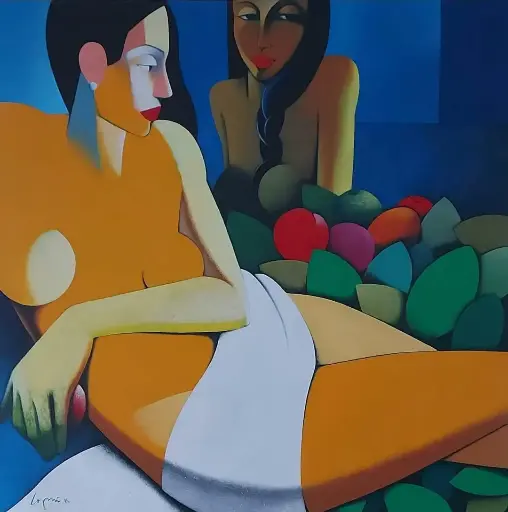 El Jardin del Edén - 39" by 39"